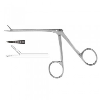 Hartmann-Wullstein Alligator Forceps Stainless Steel, 8.5 cm - 3 1/4"